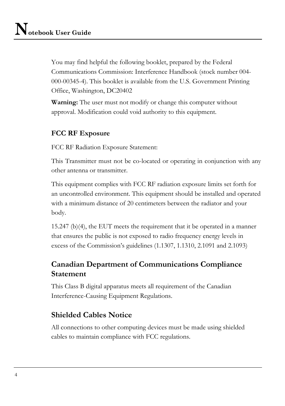 Everex STEPNOTE VA4200M User Manual | Page 4 / 138