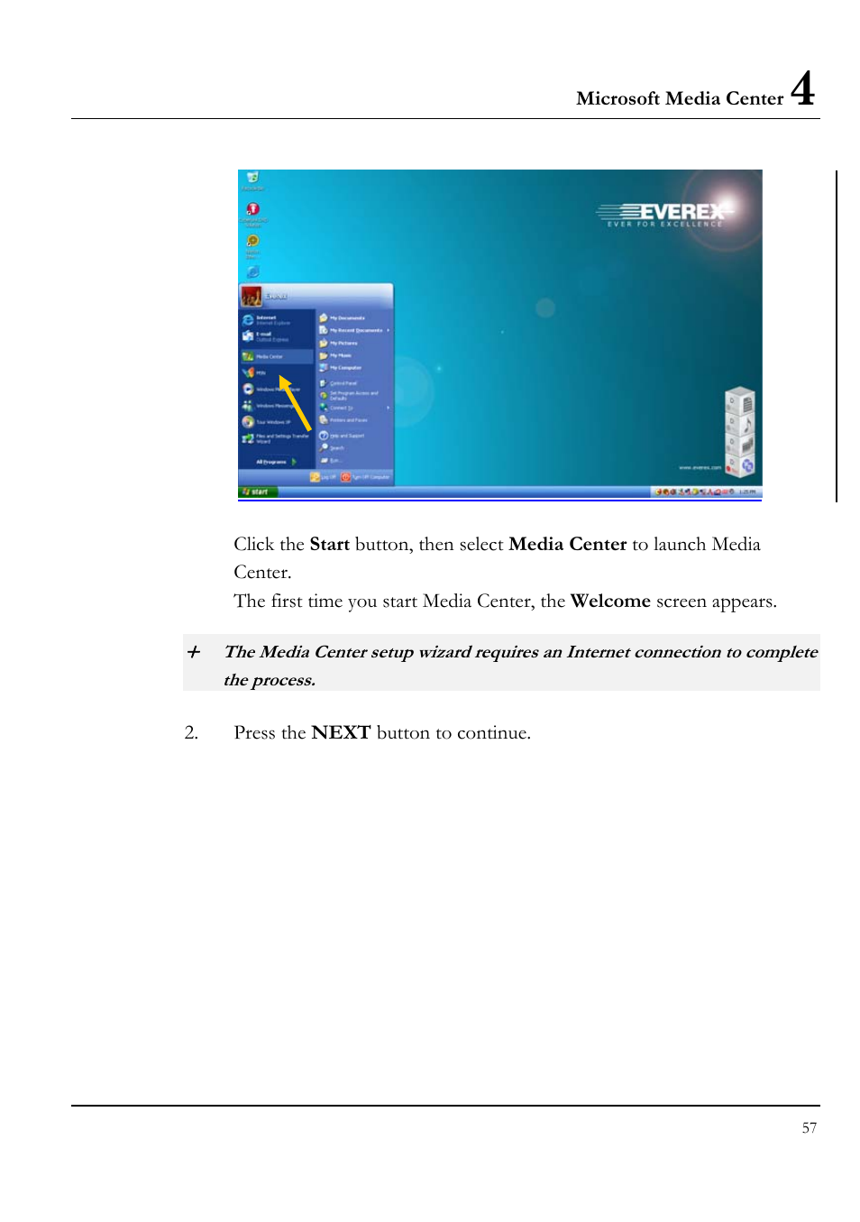 Everex STEPNOTE VA4200M User Manual | Page 57 / 138