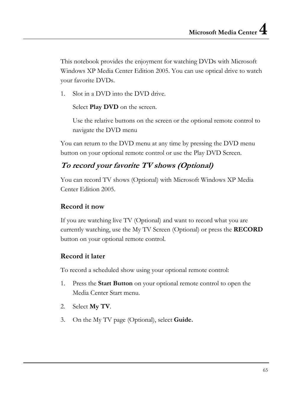 Everex STEPNOTE VA4200M User Manual | Page 65 / 138