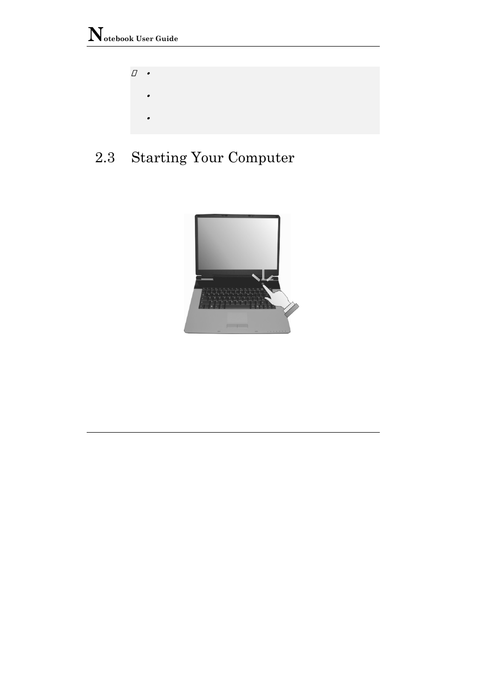 3 starting your computer | Everex VA2001T User Manual | Page 36 / 142