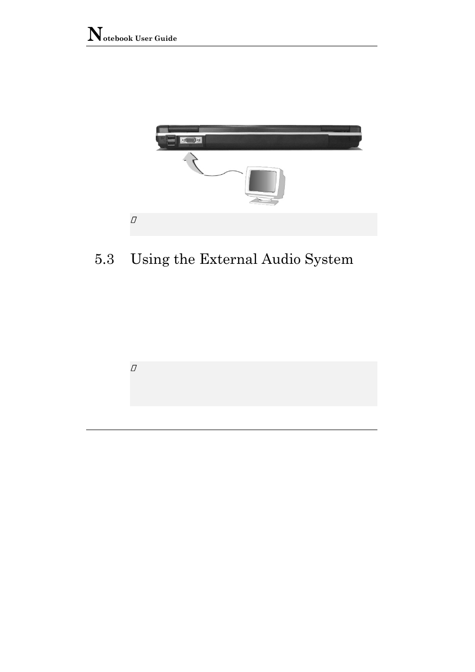 3 using the external audio system | Everex VA2001T User Manual | Page 80 / 142