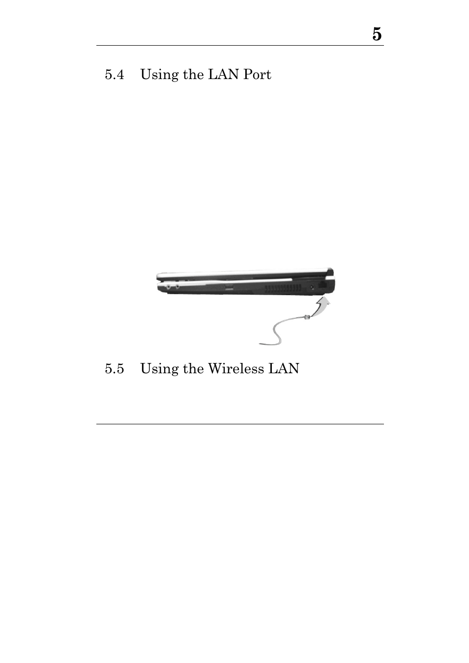 4 using the lan port, 5 using the wireless lan | Everex VA2001T User Manual | Page 81 / 142