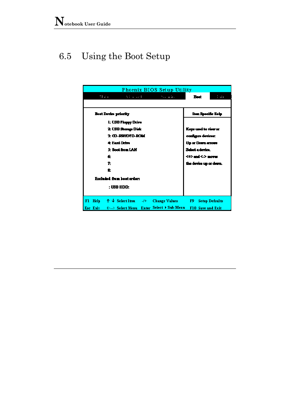 5 using the boot setup | Everex VA2001T User Manual | Page 96 / 142