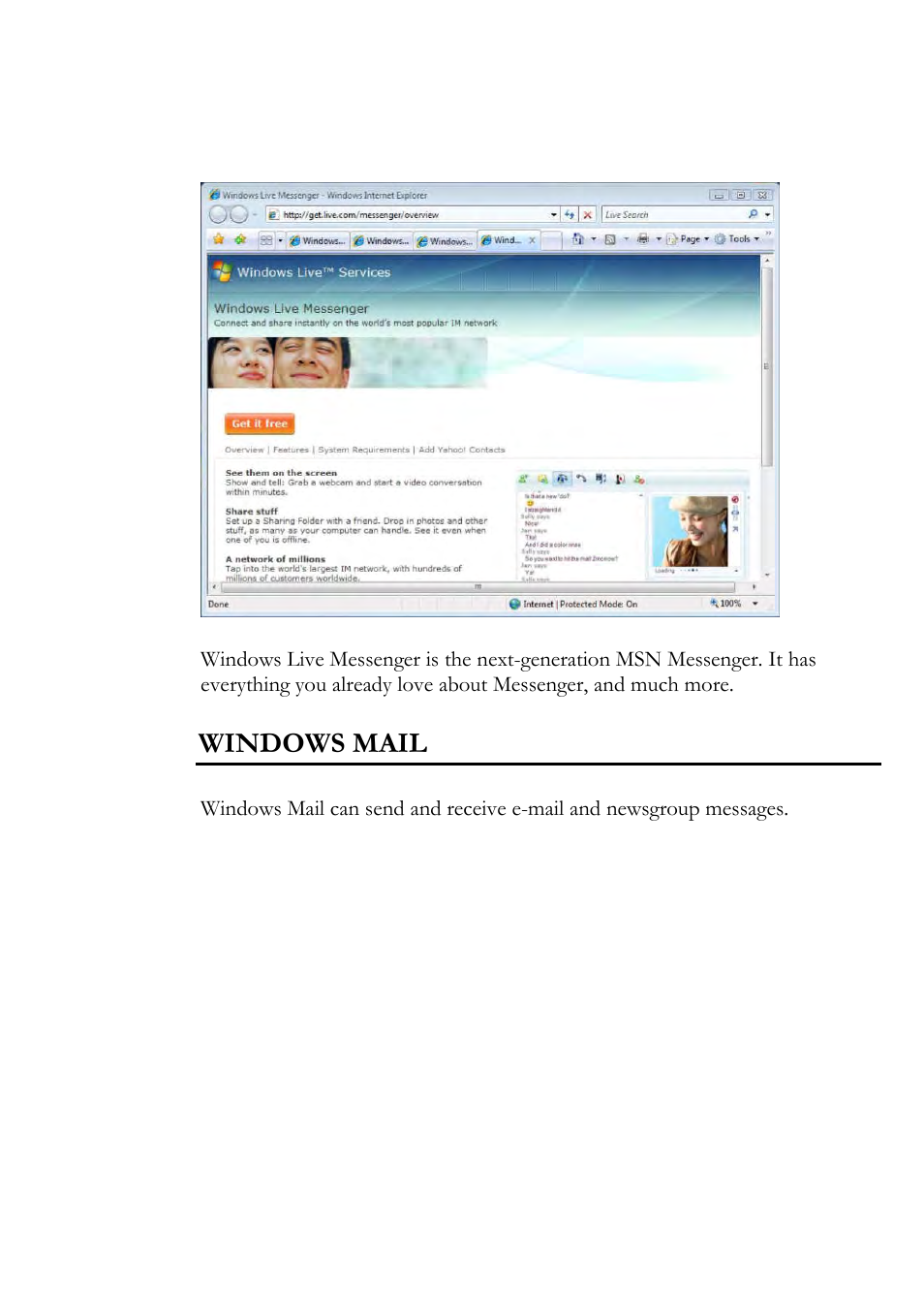 Windows mail | Everex Stepnote NC User Manual | Page 66 / 140