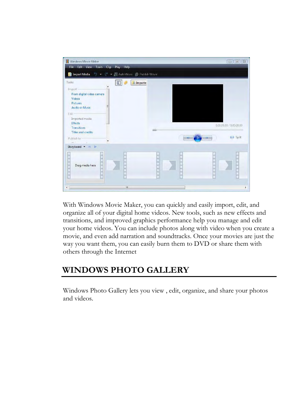 Windows photo gallery | Everex Stepnote NC User Manual | Page 70 / 140
