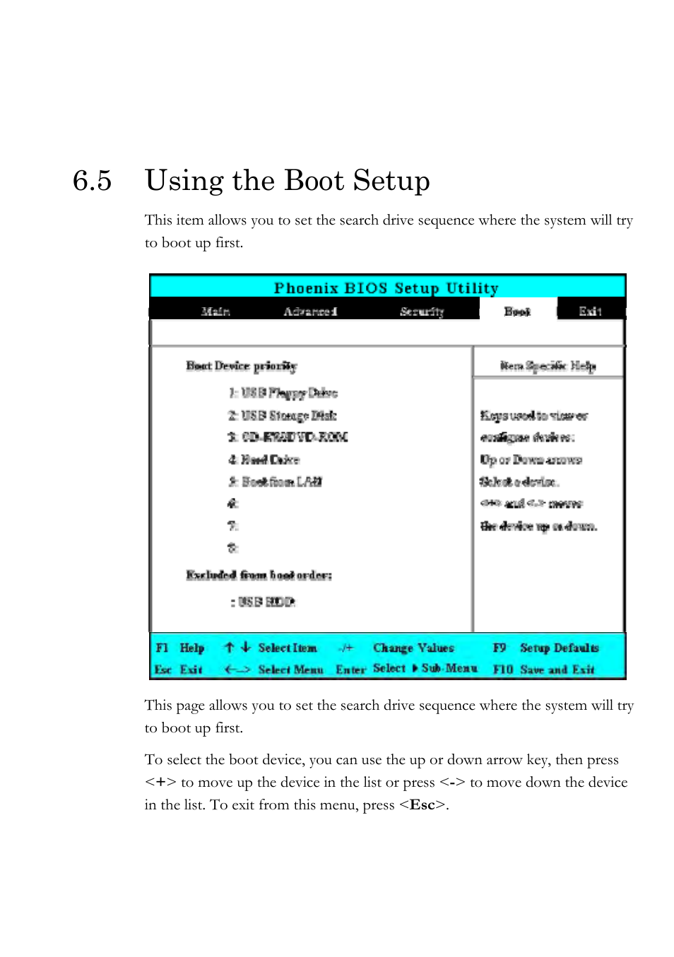 5 using the boot setup | Everex Stepnote NC User Manual | Page 96 / 140