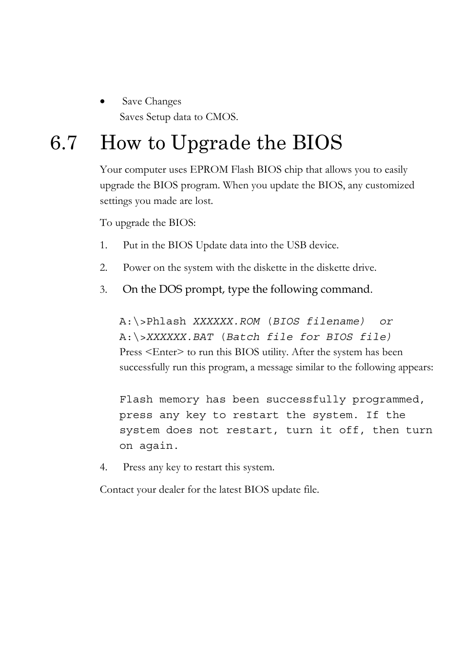 7 how to upgrade the bios | Everex Stepnote NC User Manual | Page 98 / 140