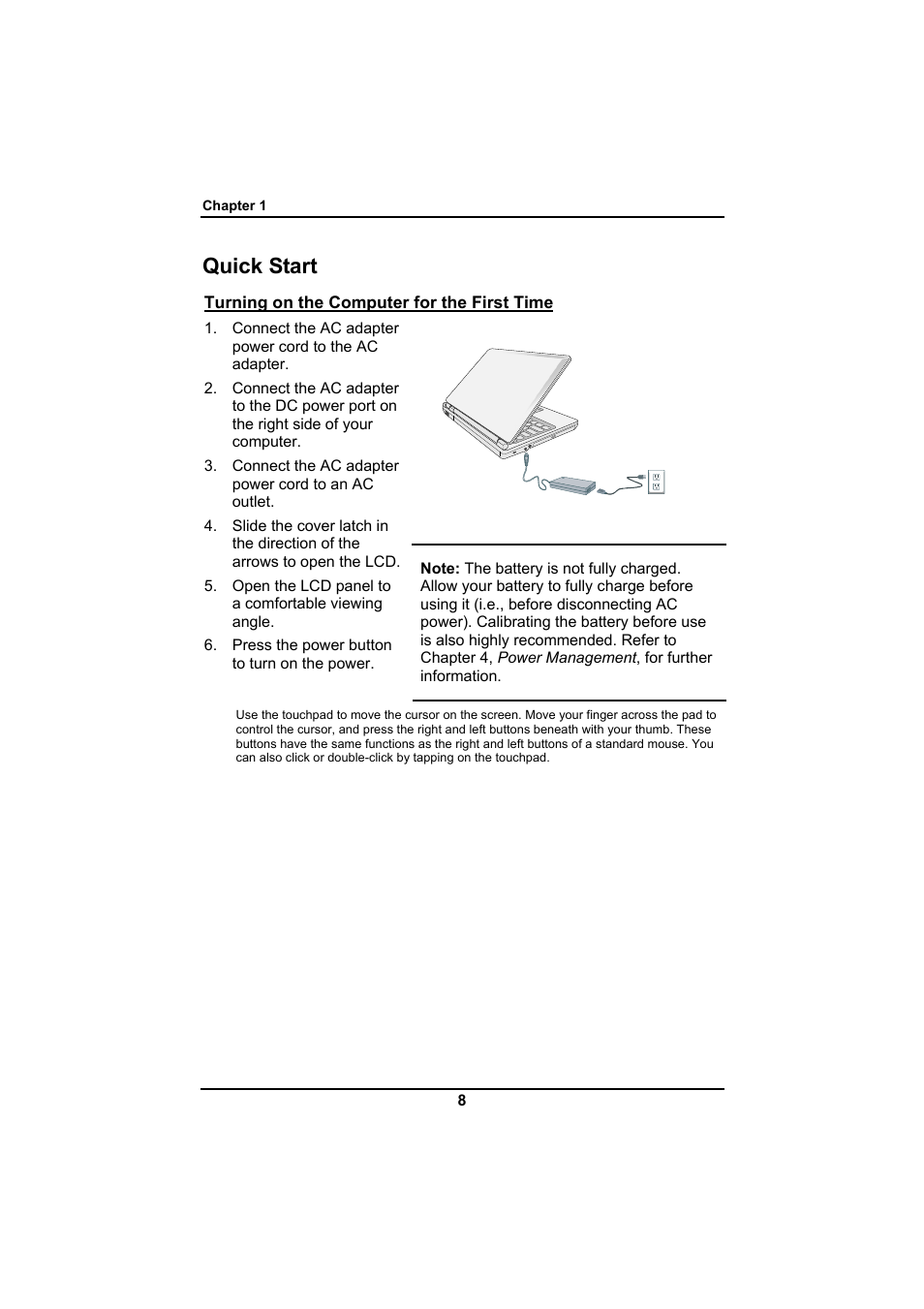 Quick start | Everex SA Series User Manual | Page 12 / 71