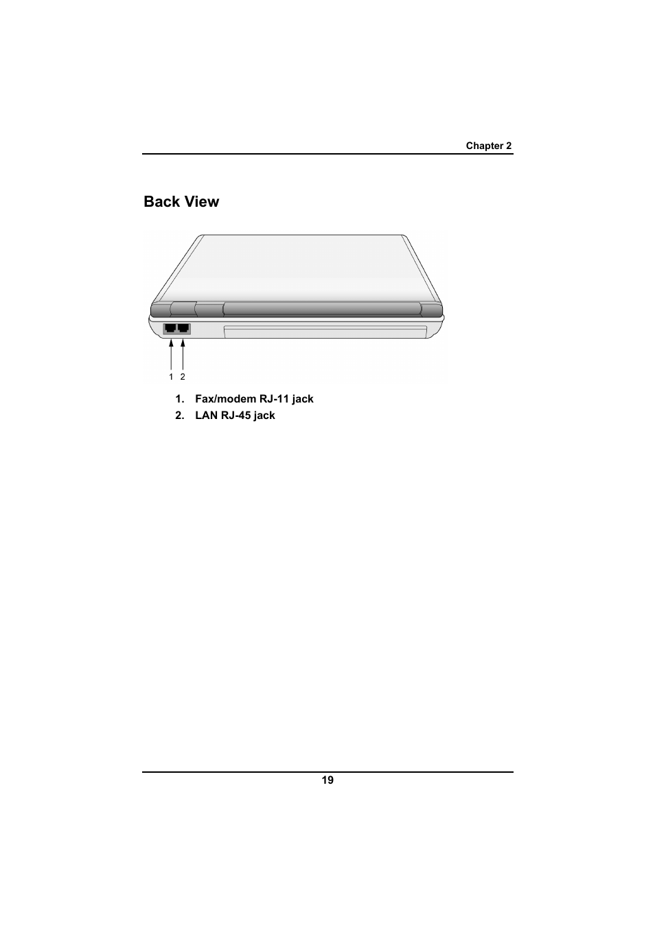 Back view | Everex SA Series User Manual | Page 23 / 71