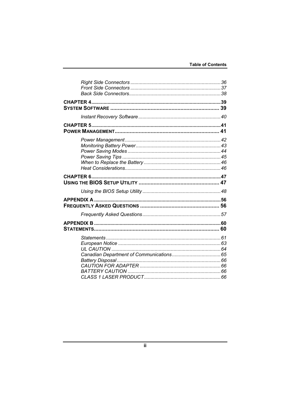 Everex SA Series User Manual | Page 3 / 71
