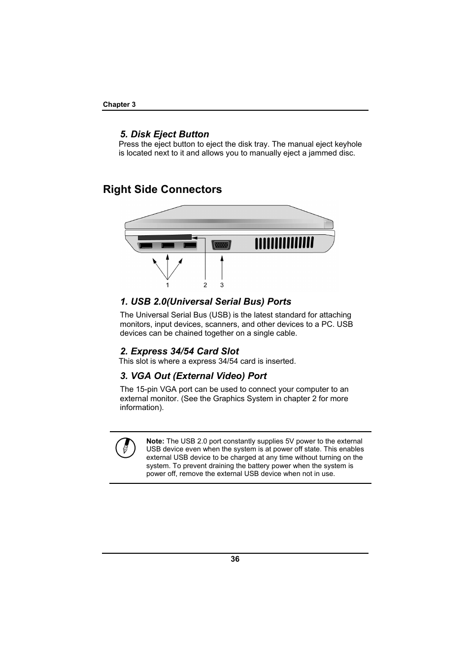 Right side connectors | Everex SA Series User Manual | Page 40 / 71