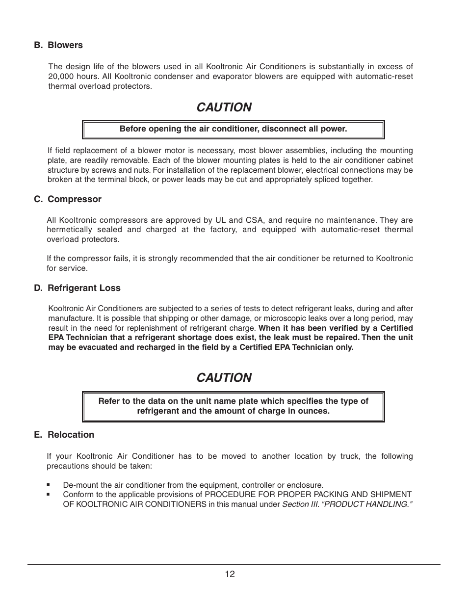 Caution | Event electronic K_NA4C3P21R User Manual | Page 12 / 16