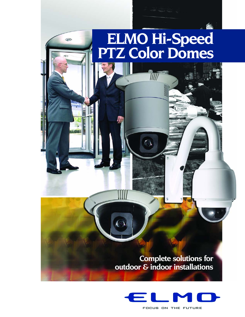 Elmo hi-speed ptz color domes | Elmo ESD-370  EN User Manual | Page 2 / 4