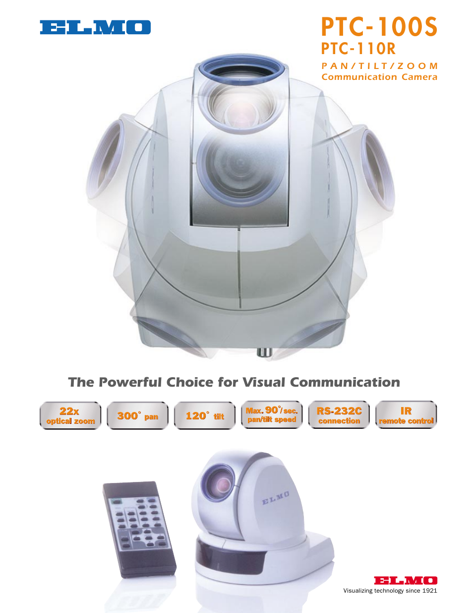 Elmo PTC-100S User Manual | 4 pages