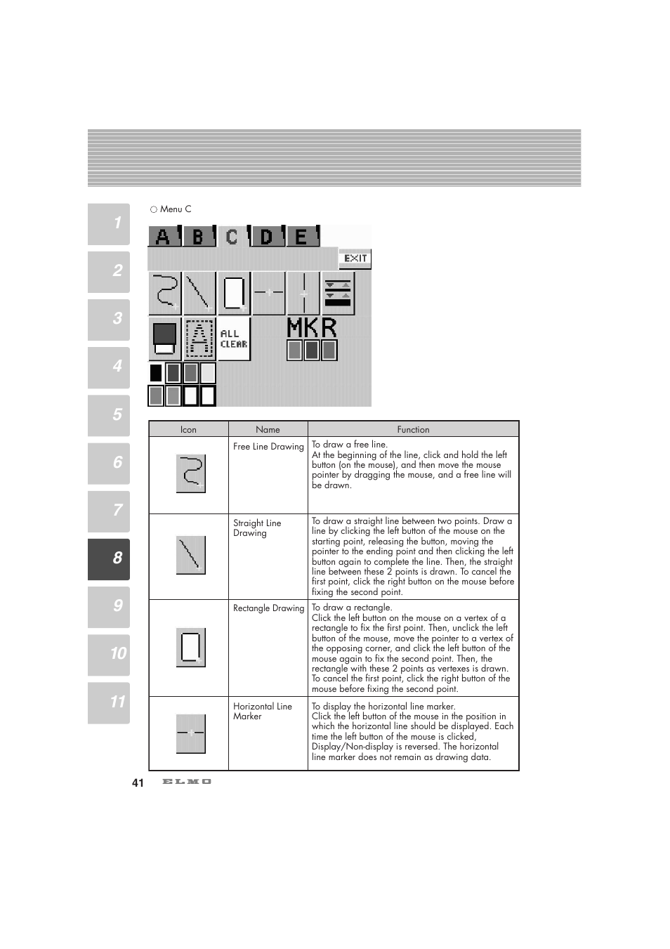 Elmo Visual Presenter HV-7100SX User Manual | Page 42 / 56