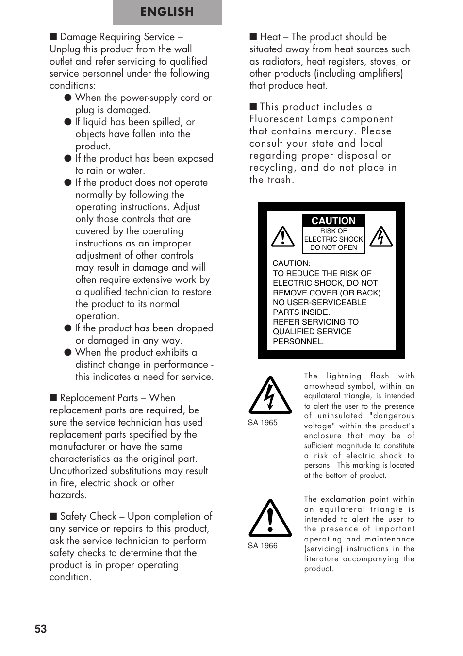 English 53 | Elmo P100 User Manual | Page 4 / 48