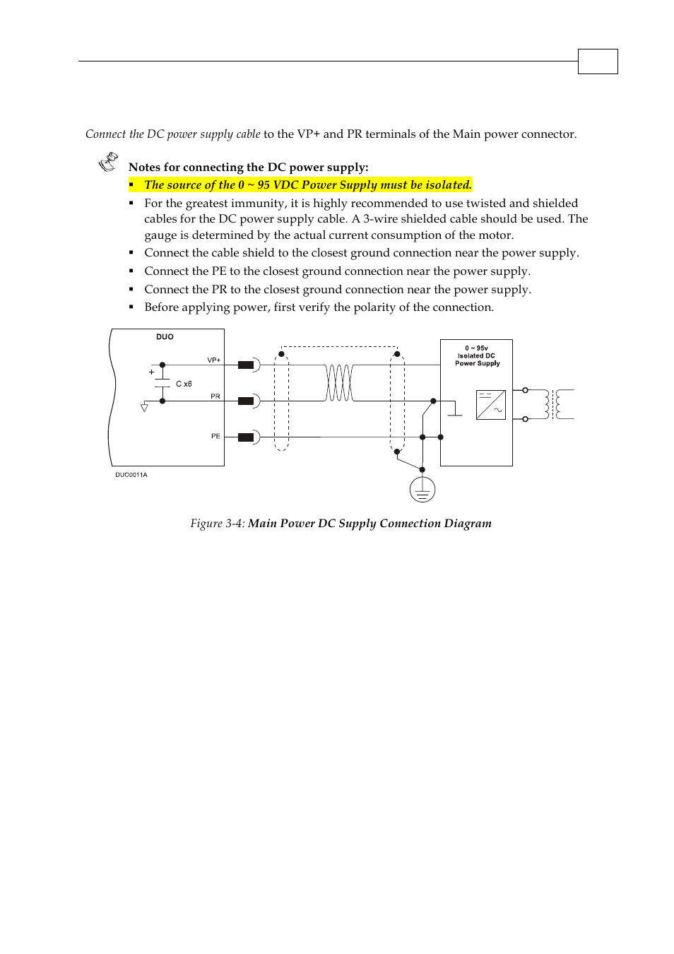 2 connecting main power | ElmoMC SimplIQ Digital Servo Drives-Whi-Duo Installation Guide User Manual | Page 21 / 69