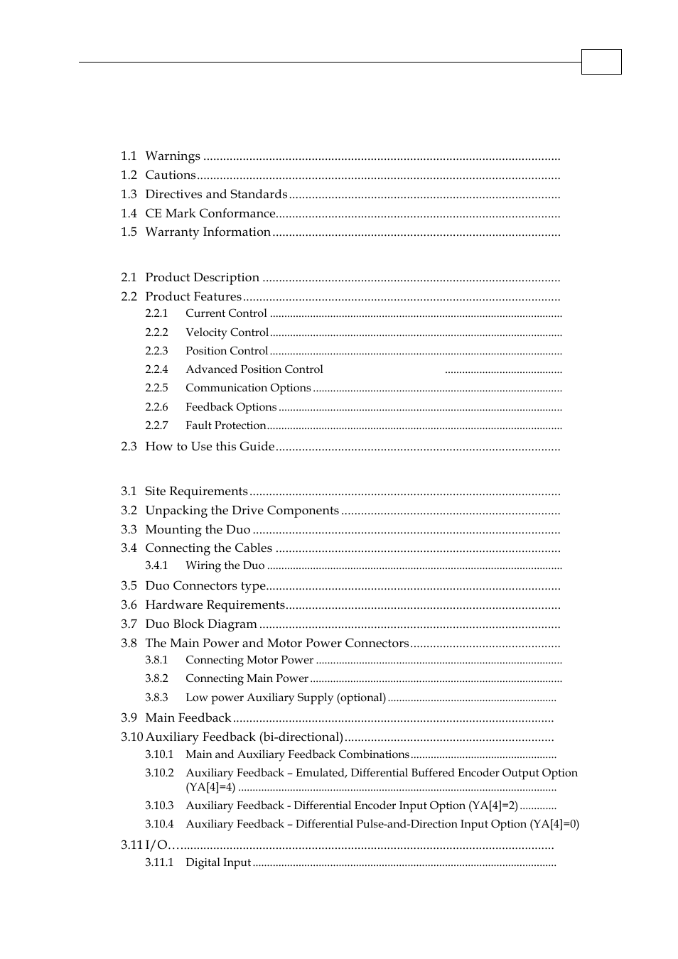 ElmoMC SimplIQ Digital Servo Drives-Whi-Duo Installation Guide User Manual | Page 3 / 69