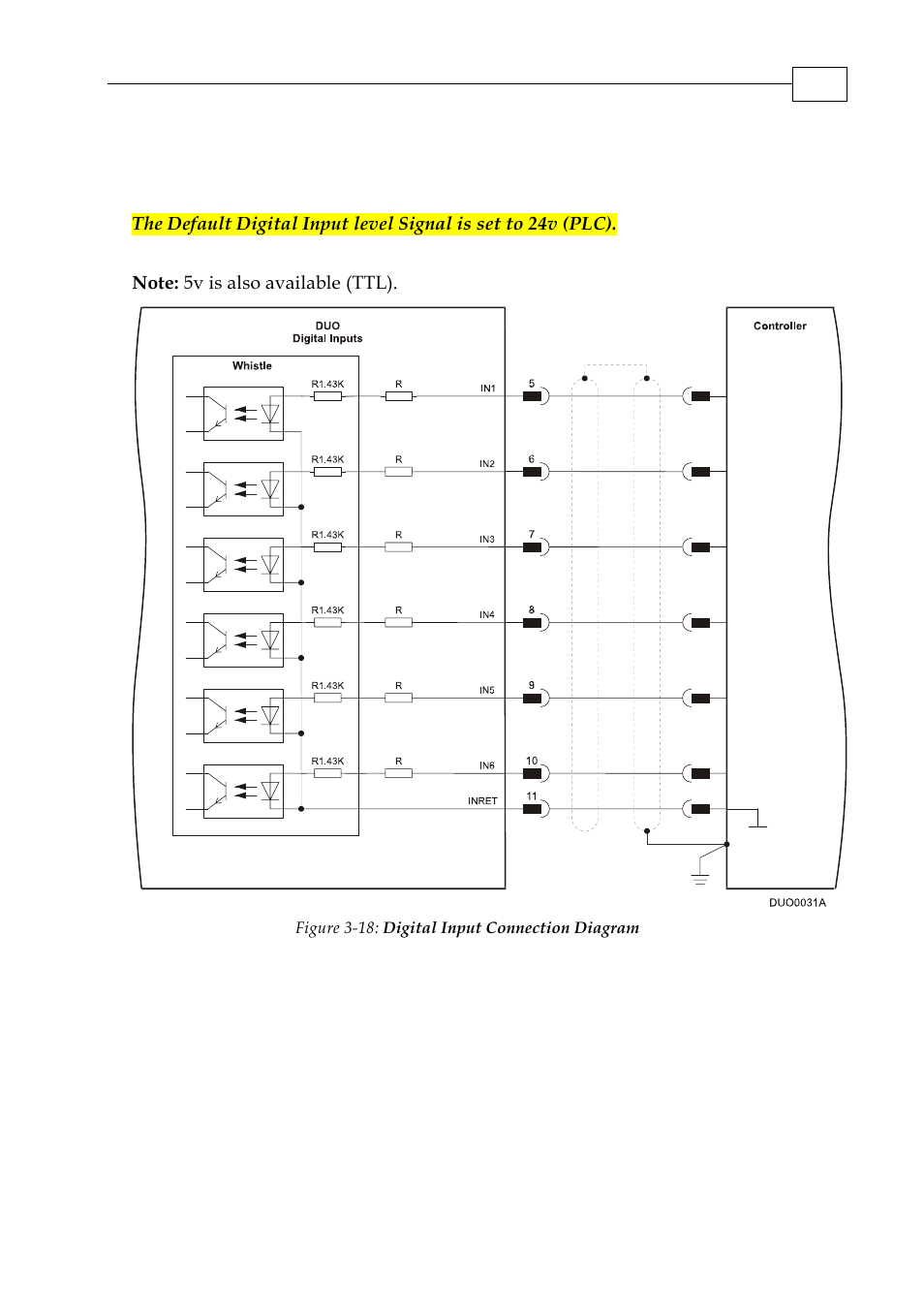 1 digital input | ElmoMC SimplIQ Digital Servo Drives-Whi-Duo Installation Guide User Manual | Page 40 / 69