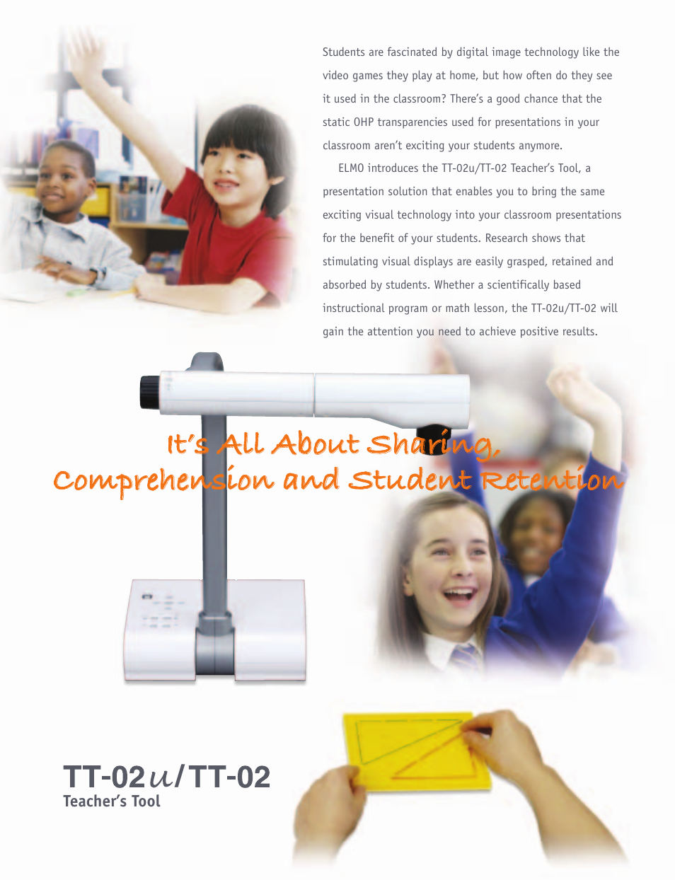 Elmo Document Camera TT-02u/TT-02 User Manual | Page 2 / 6