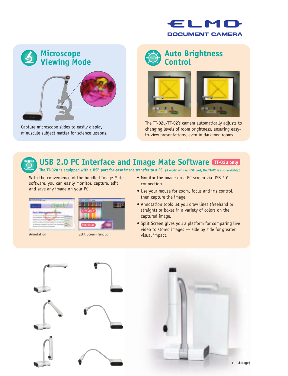 Elmo Document Camera TT-02u/TT-02 User Manual | Page 5 / 6