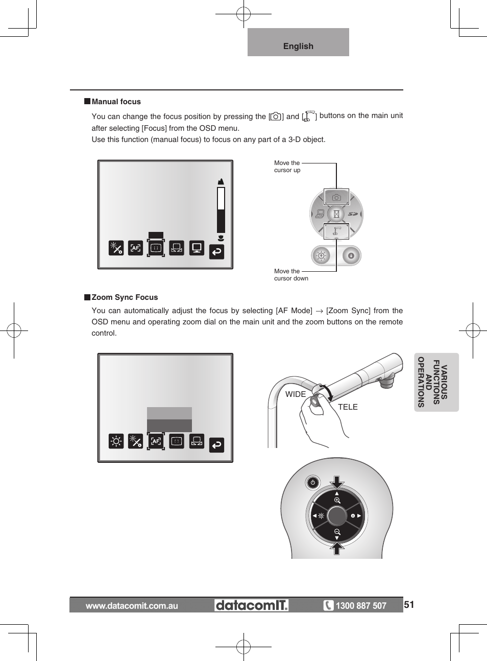 Elmo L-1EX User Manual | Page 51 / 68