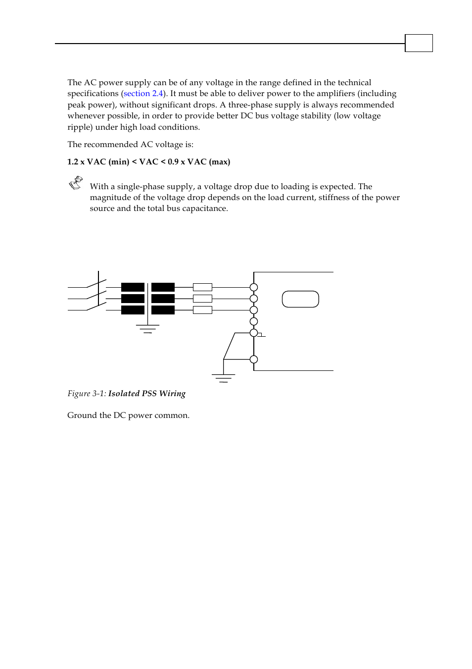 Wiring diagrams -2, 3 wiring diagrams, 1 isolated ac supplies | Elmo PSS 6U User Manual | Page 15 / 17