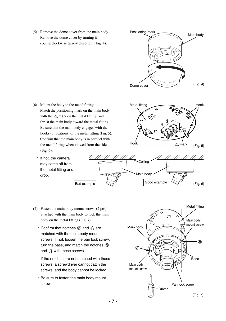 Elmo Dome Camera TND4004 User Manual | Page 8 / 12