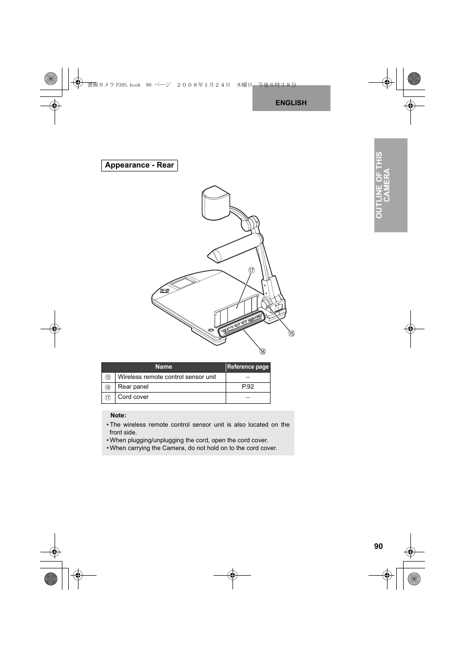 Elmo Document Camera P30S User Manual | Page 11 / 78