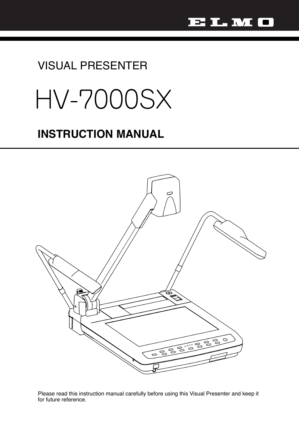 Elmo HV-7000SX User Manual | 40 pages