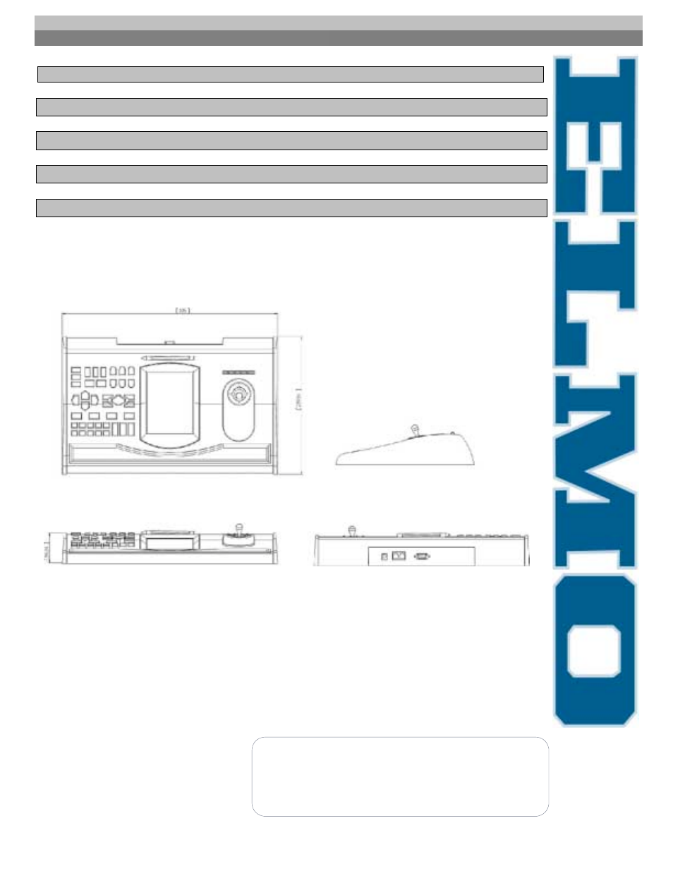 Elmo Keyboard Controller ESD-CC2X User Manual | Page 2 / 2