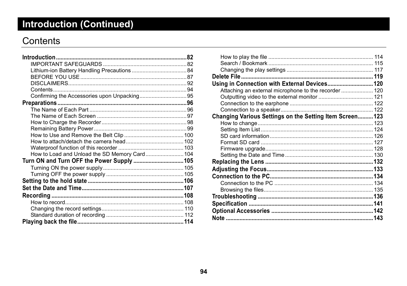 Elmo Micro Video Camera System SUV-CAM User Manual | Page 14 / 66