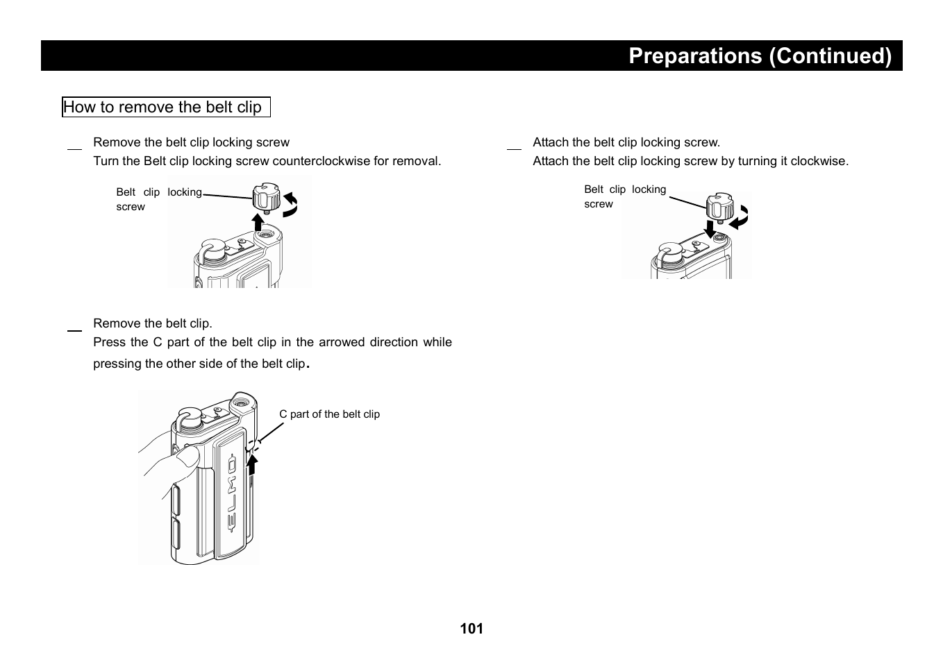 Preparations (continued) | Elmo Micro Video Camera System SUV-CAM User Manual | Page 21 / 66