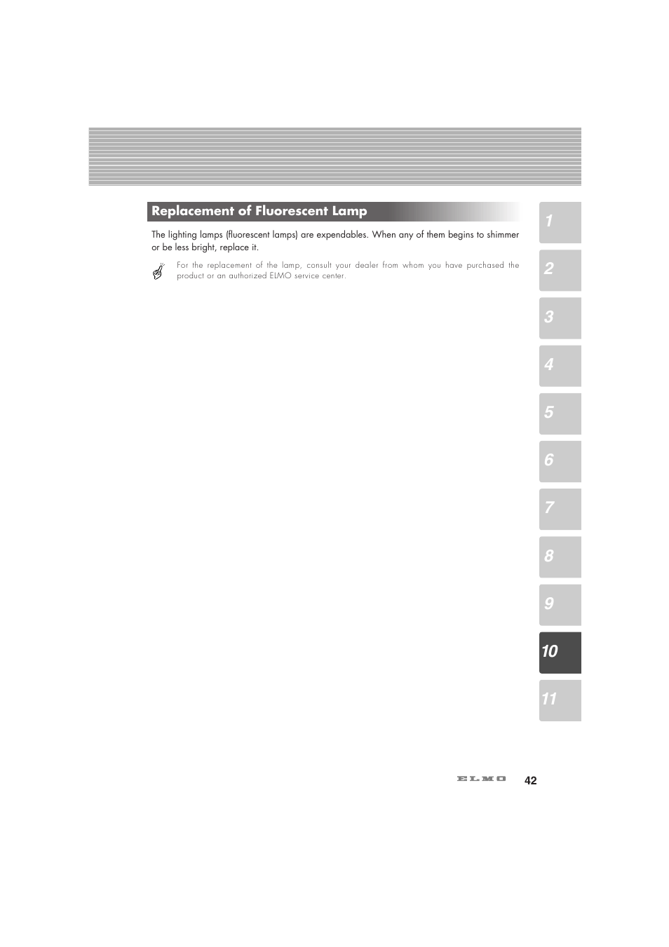 Elmo Visual Presenter HV-5100XG User Manual | Page 43 / 48