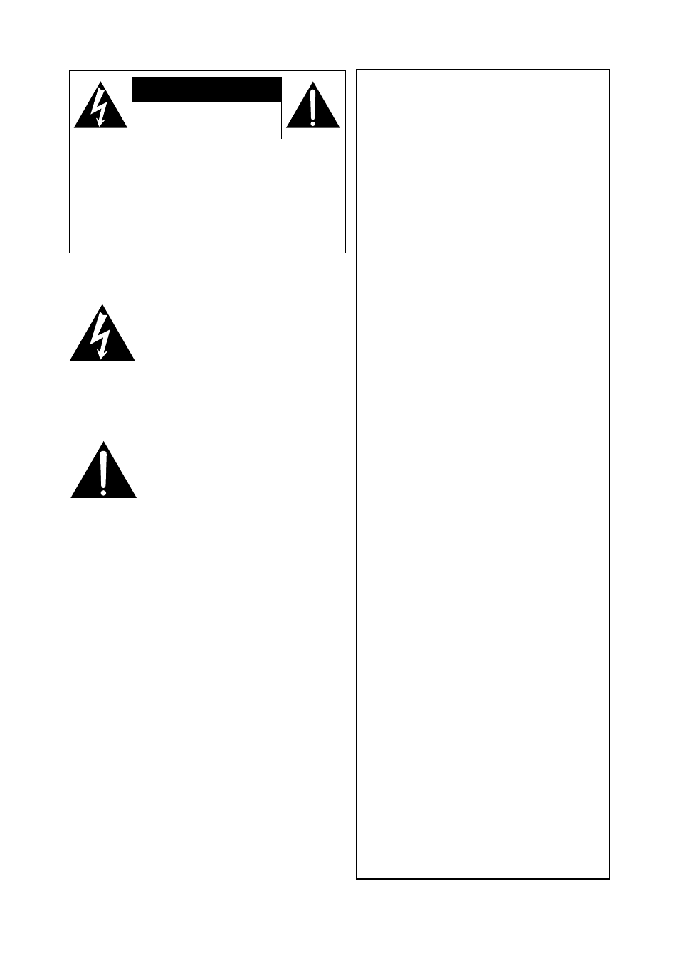 Caution, Warning, Information | User-installer caution | Elmo Network Pan-Tilt-Zoom Camera PTC-201CIP User Manual | Page 3 / 52
