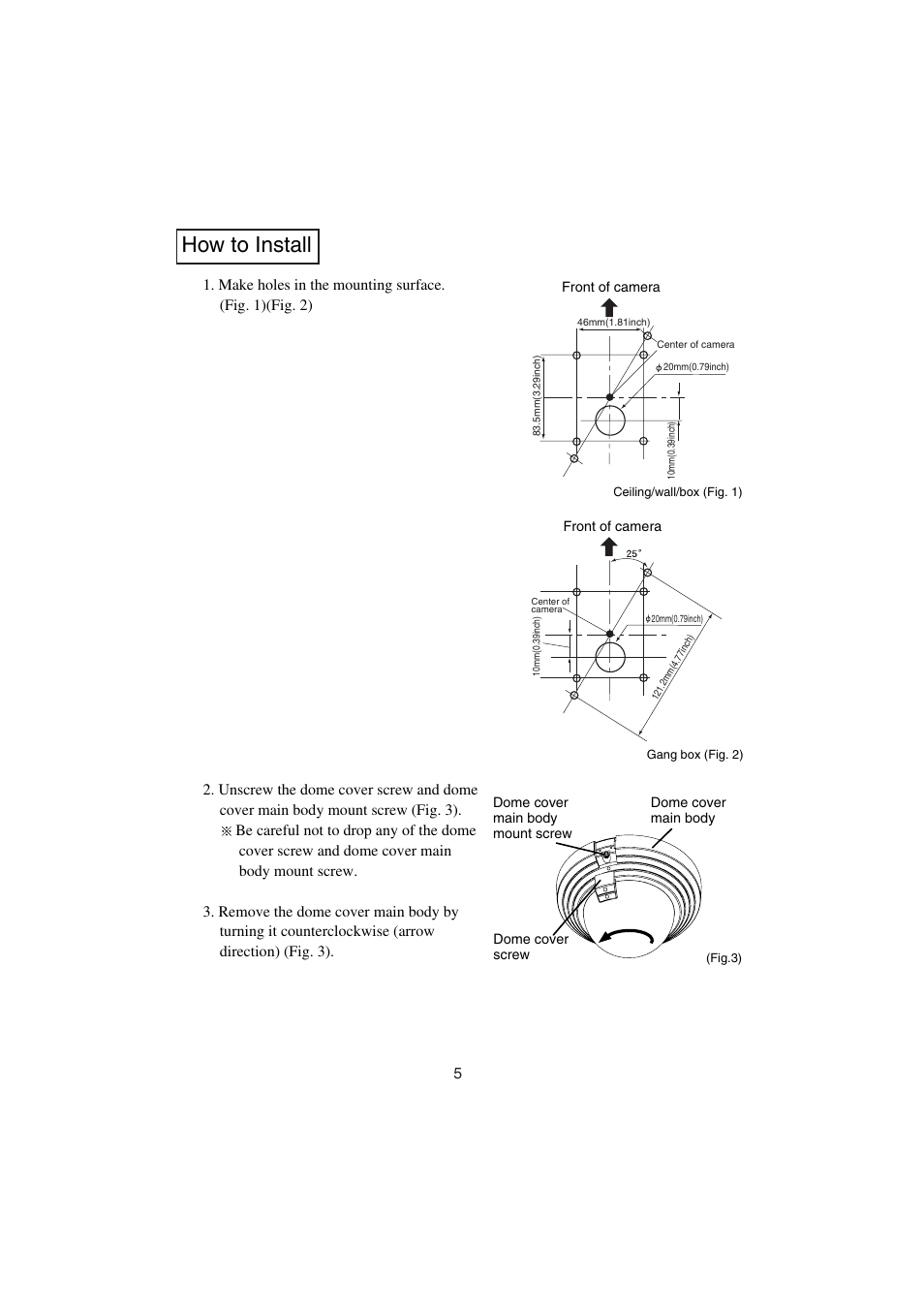 How to install | Elmo TND4104X User Manual | Page 6 / 12