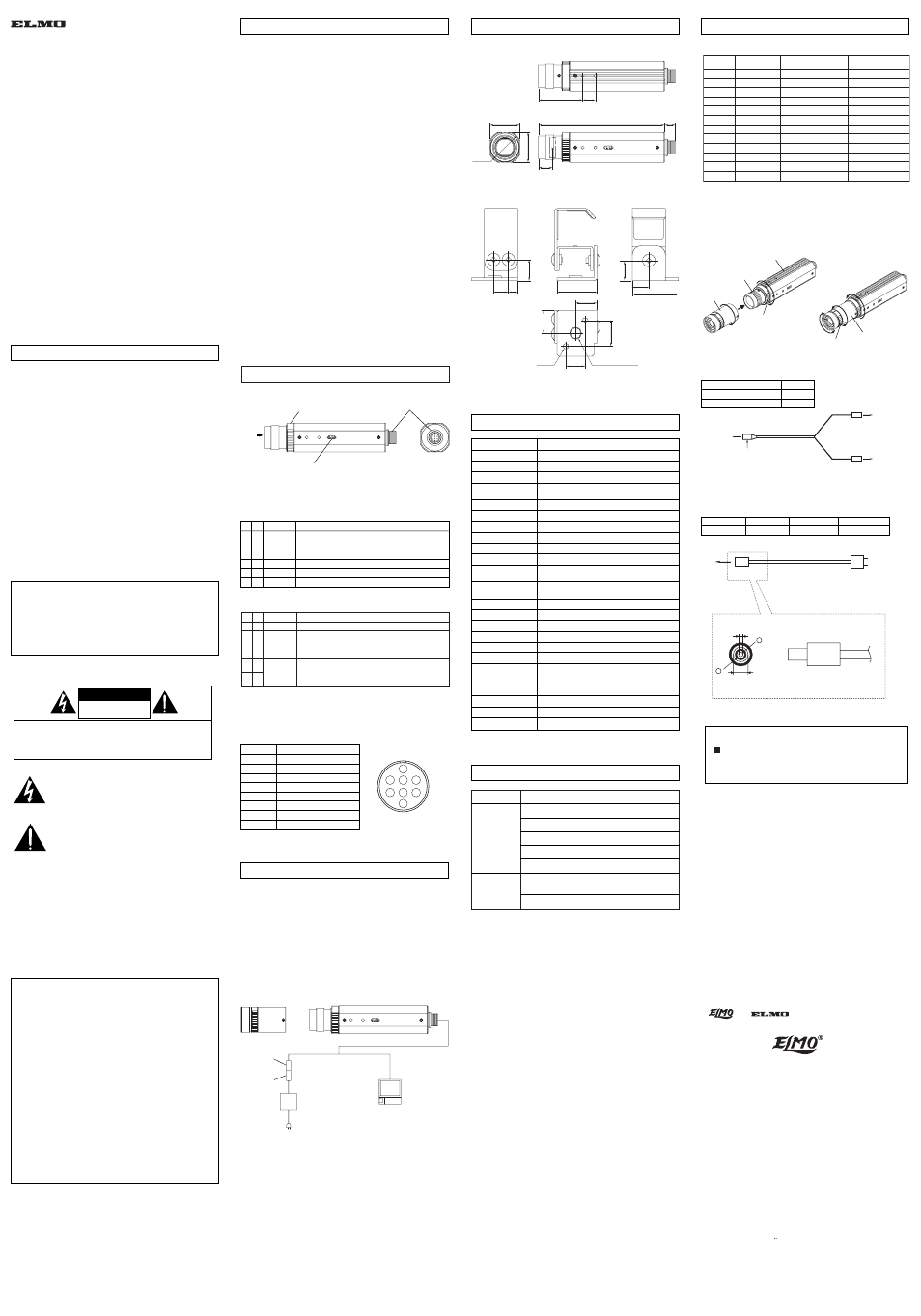 Elmo MN400 User Manual | 1 page