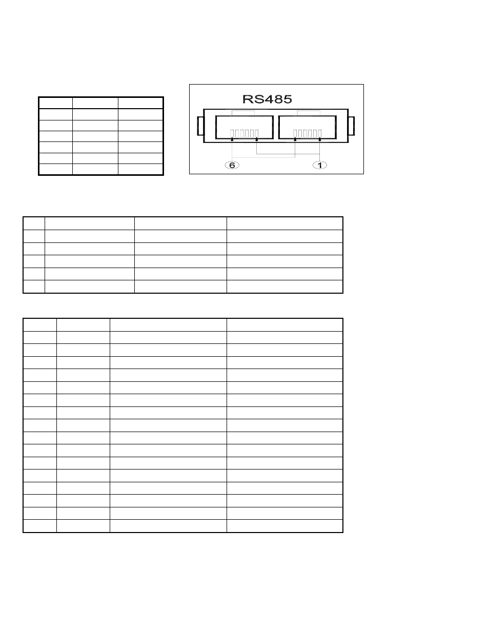 Appendix a. rs485 communication, A.1 connector (rj-11 6p6c), A.2 id address mapping | Elmo ESD-CC1 User Manual | Page 21 / 28