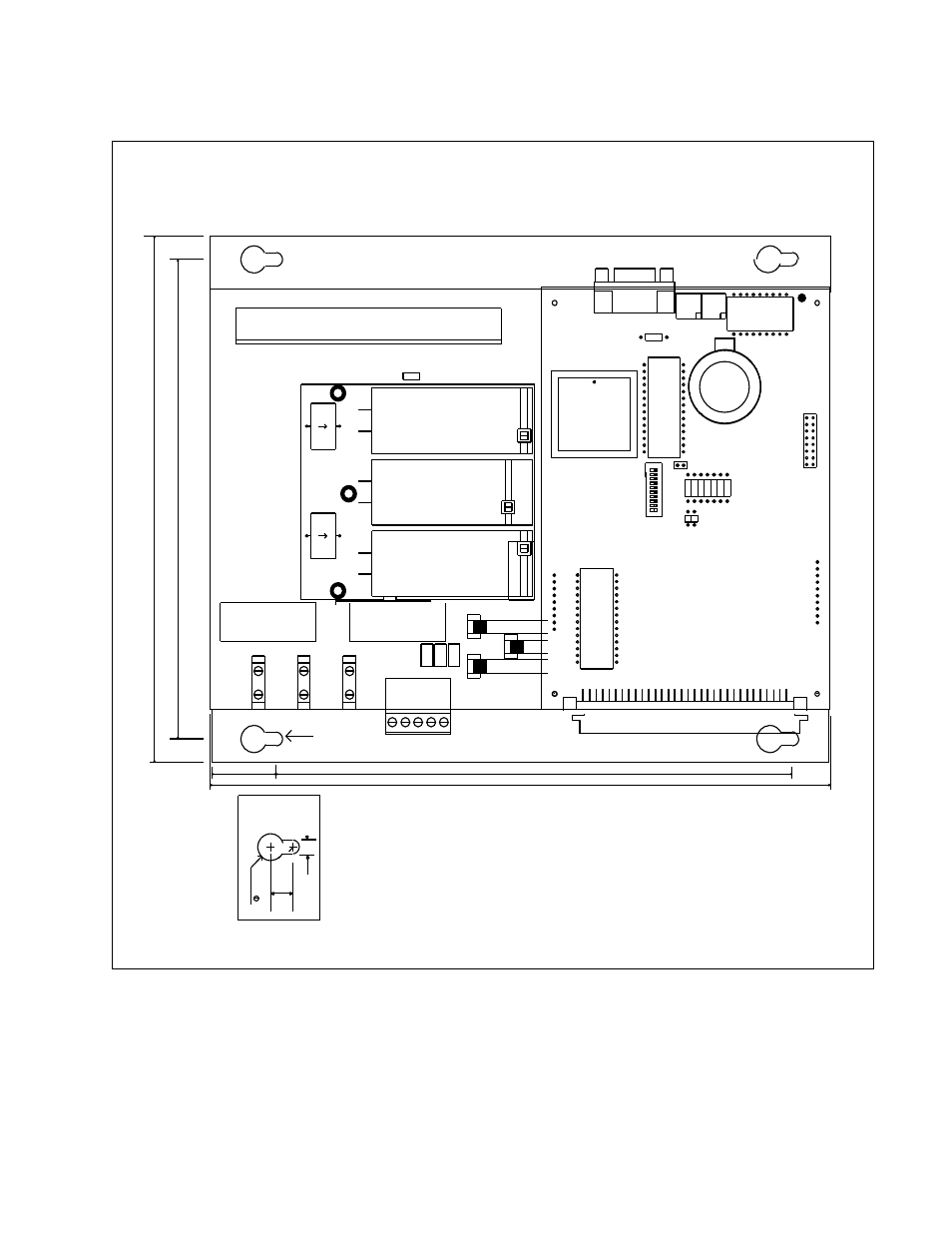 Dbp3 - top view, Panel (h), dbp3 | Elmo SERVO AMPLIFIER DBP SERIES User Manual | Page 110 / 134