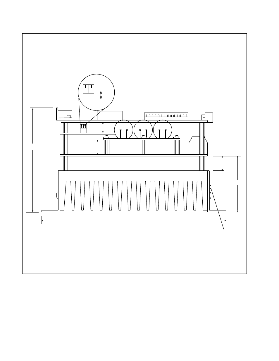 Dbp3 - side view 1, On off 2 1 | Elmo SERVO AMPLIFIER DBP SERIES User Manual | Page 111 / 134