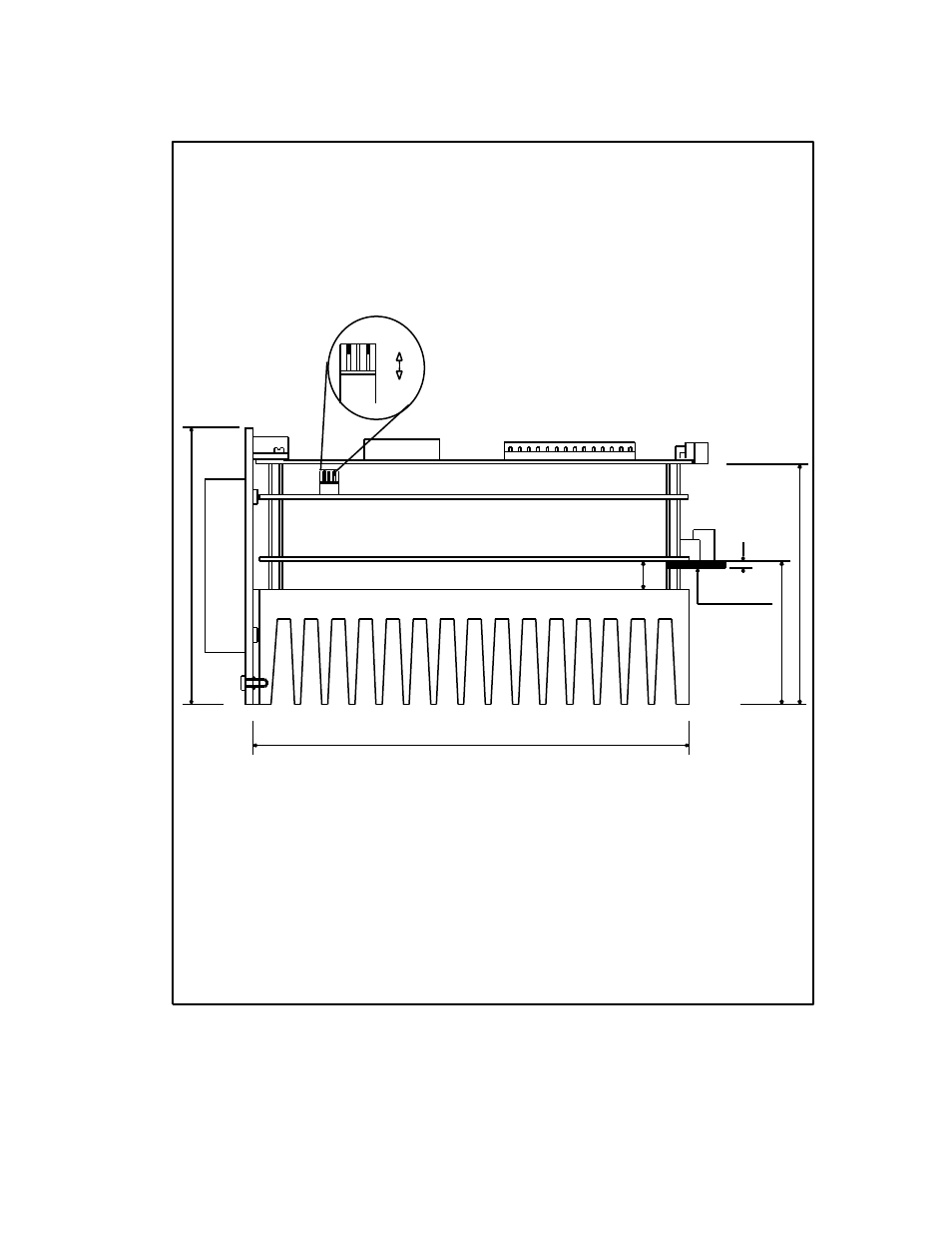 Dbp rack mounting (3u/20t), Side view 1 | Elmo SERVO AMPLIFIER DBP SERIES User Manual | Page 122 / 134