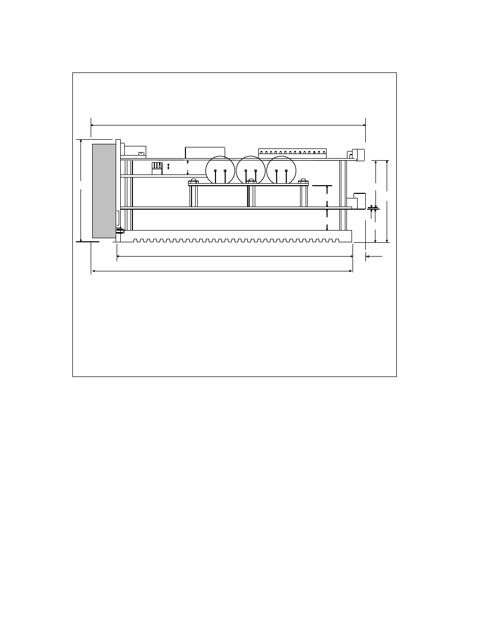 Dbp rack mounting (6u/14t), Side view 1, Rack 6u/14t | Elmo SERVO AMPLIFIER DBP SERIES User Manual | Page 125 / 134