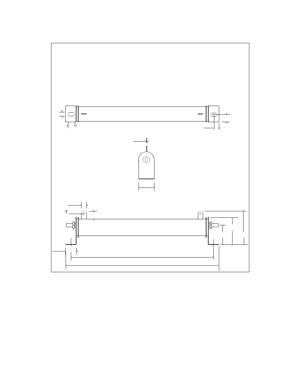 External shunt resistor (esr), External shunt resistor, Top view | Side view, Front view | Elmo SERVO AMPLIFIER DBP SERIES User Manual | Page 132 / 134