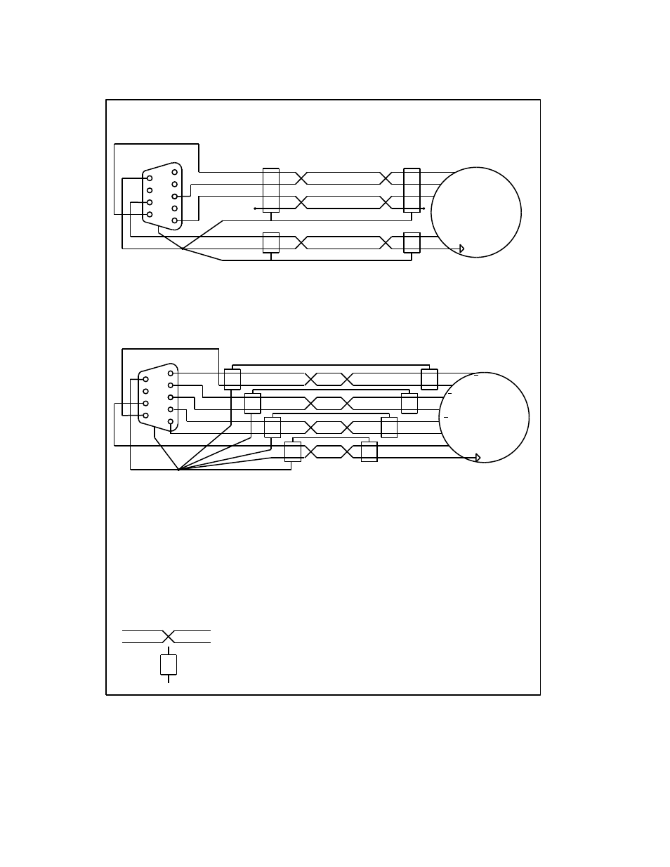 Encoder connection, Differential encoder connection, 6 main encoder wiring | Symbols | Elmo SERVO AMPLIFIER DBP SERIES User Manual | Page 81 / 134