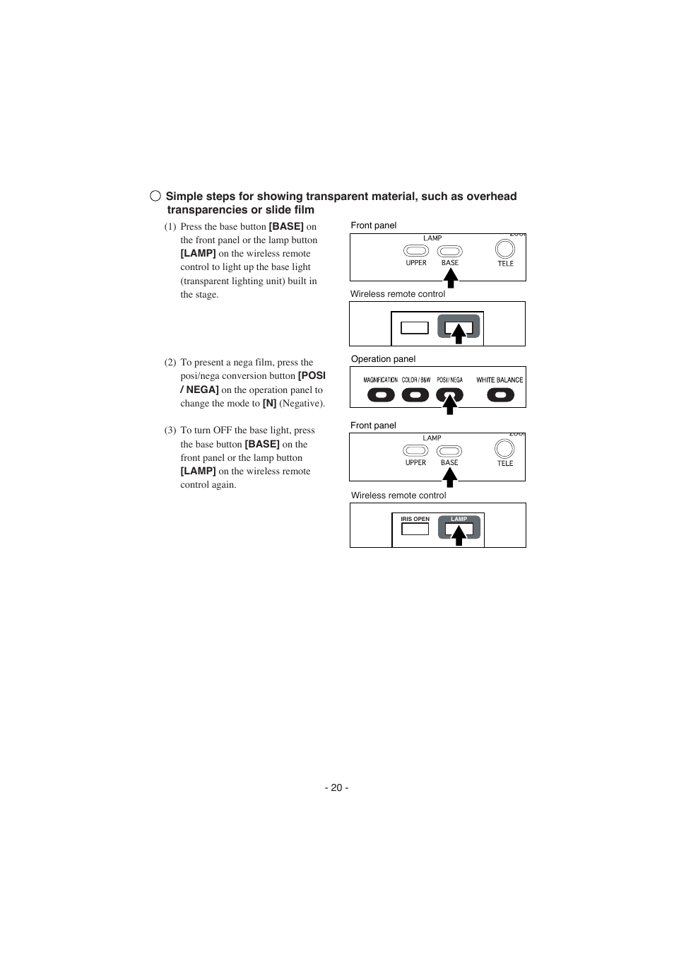 Elmo HV-8000SX User Manual | Page 21 / 56