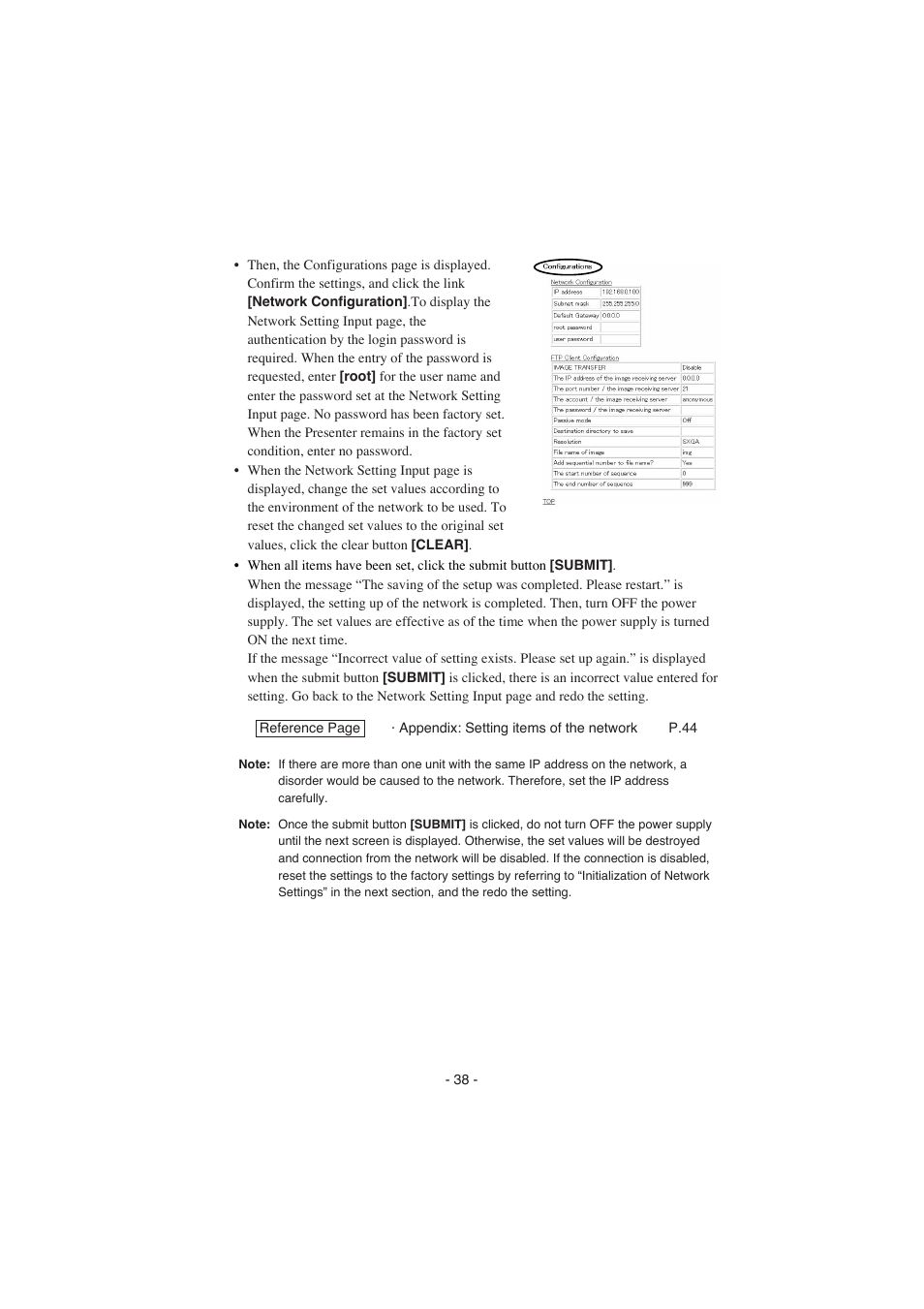 Elmo HV-8000SX User Manual | Page 39 / 56