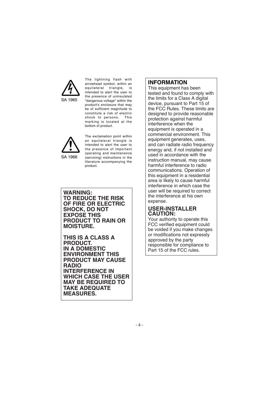 Elmo HV-8000SX User Manual | Page 5 / 56