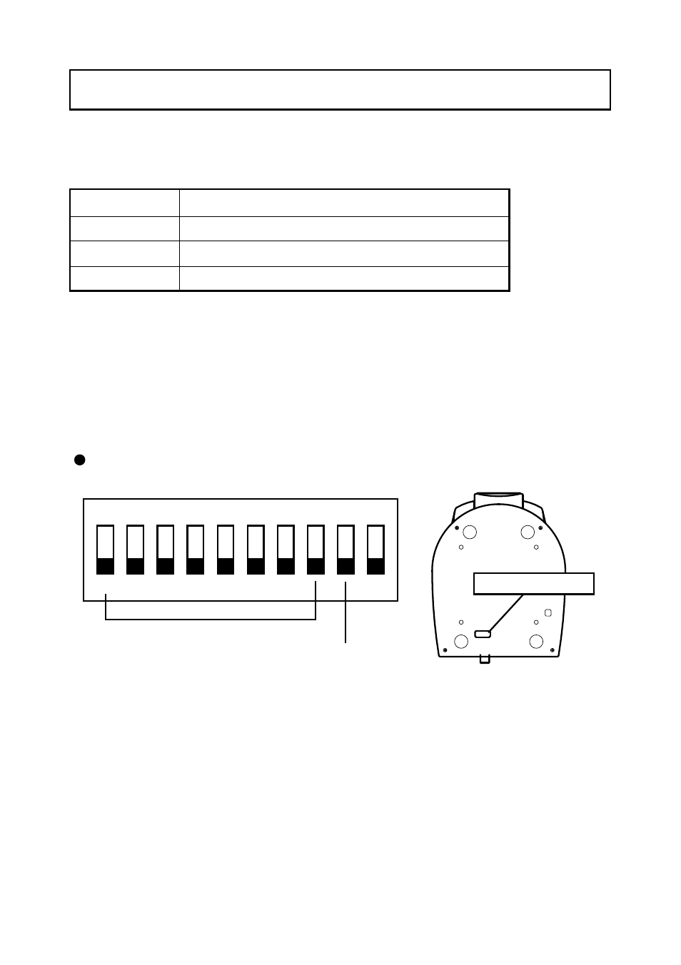 Terminating resistance and id address settings, 1] setting the terminating resistance, 2] setting the id address | Elmo PTC-200C User Manual | Page 26 / 33