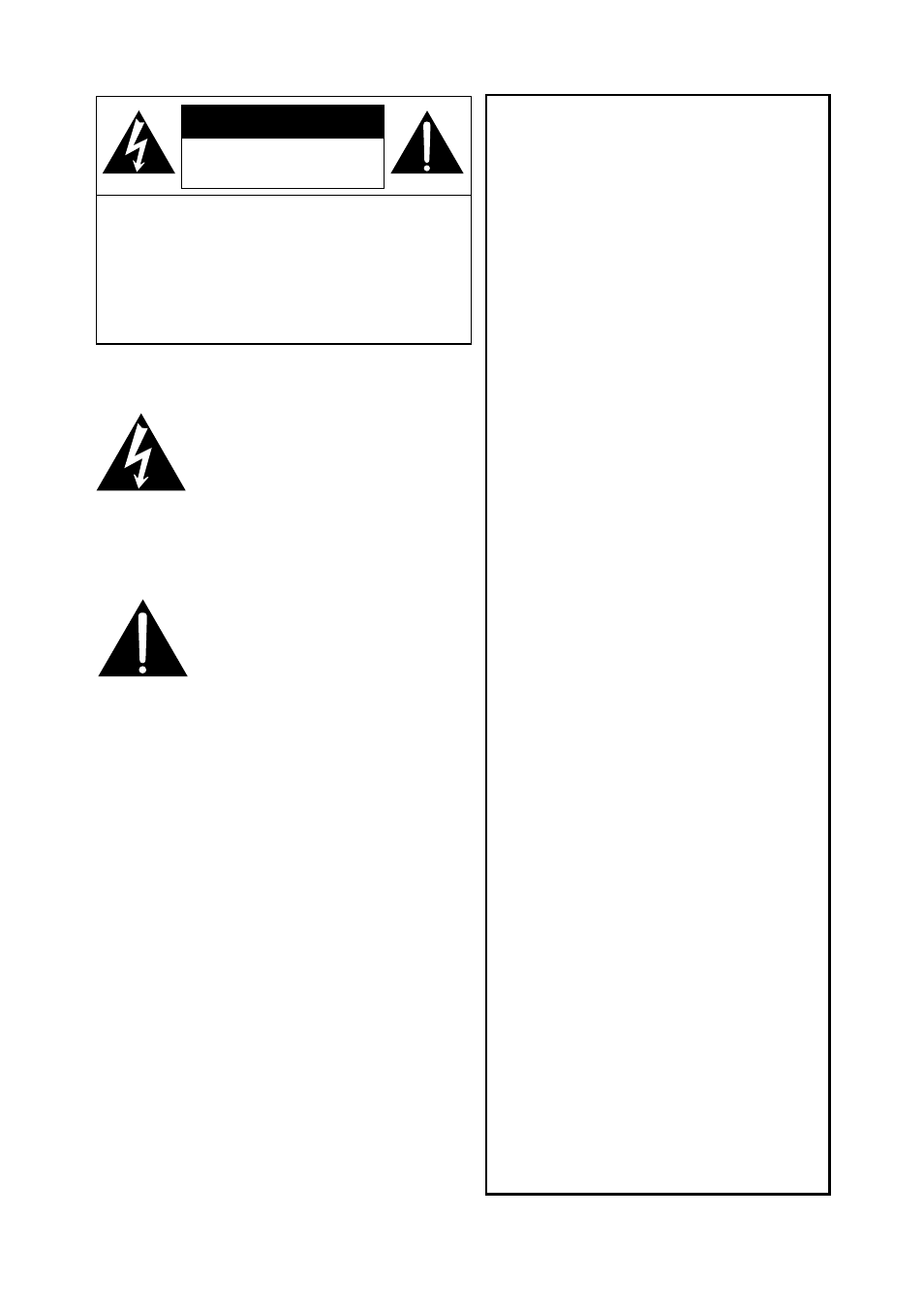 Caution, Warning, Information | User-installer caution | Elmo PTC-200C User Manual | Page 3 / 33