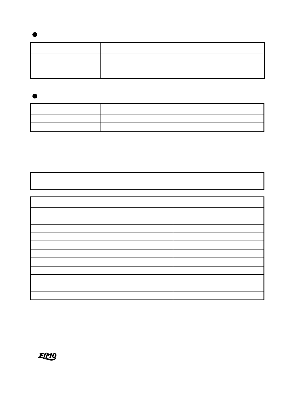 Supplied accessories, Pan/tilt other | Elmo PTC-200C User Manual | Page 31 / 33